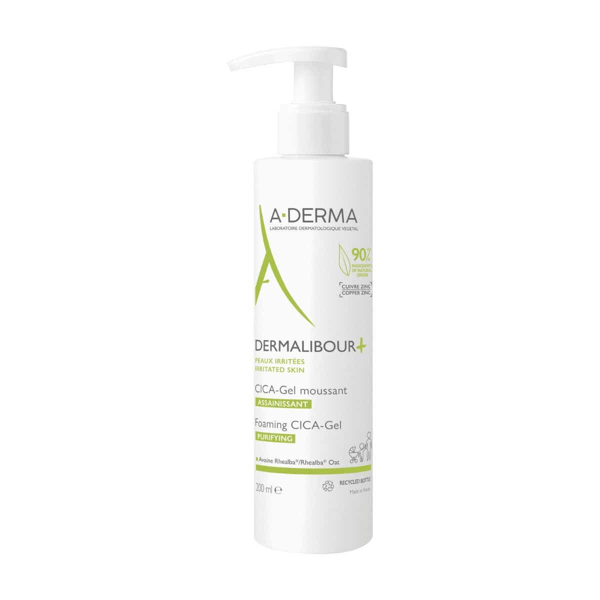A DERMA DERMALIBOUR CICA GEL MOUSSANT 200ML