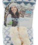 AIR PLUS ALOE CABIN CHAUSSONS HYDRATANTS DIAMOND BLEU POINTURE 36 41 1 PAIRE