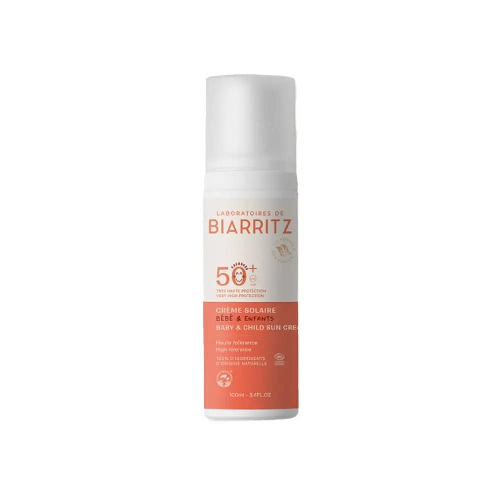 ALGA MARIS CREME SOLAIRE BEBE ET ENFANT SPF50 BIO VISAGE ET CORPS 100ML