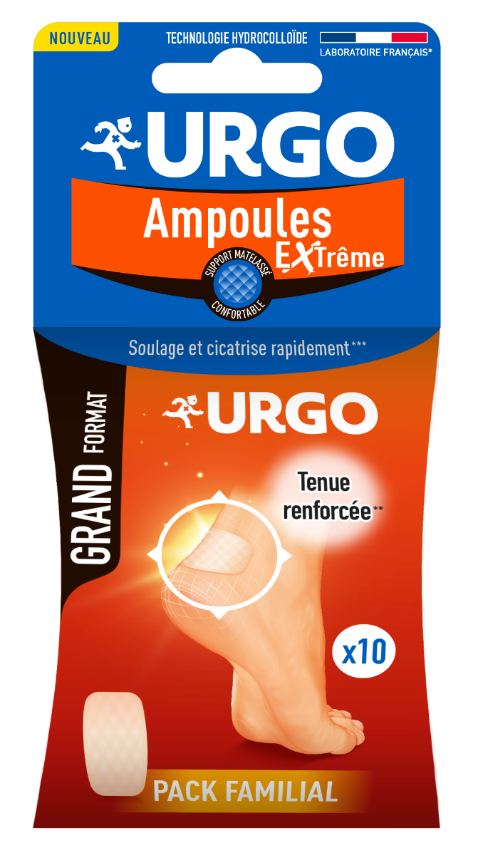 AMPOULES EXTR ME PANSEMENTS AMPOULES GRAND FORMAT 10 PANSEMENTS