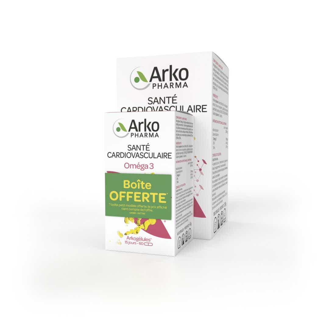 ARKOGELULES HUILE DE POISSON 180 60 CAPSULES