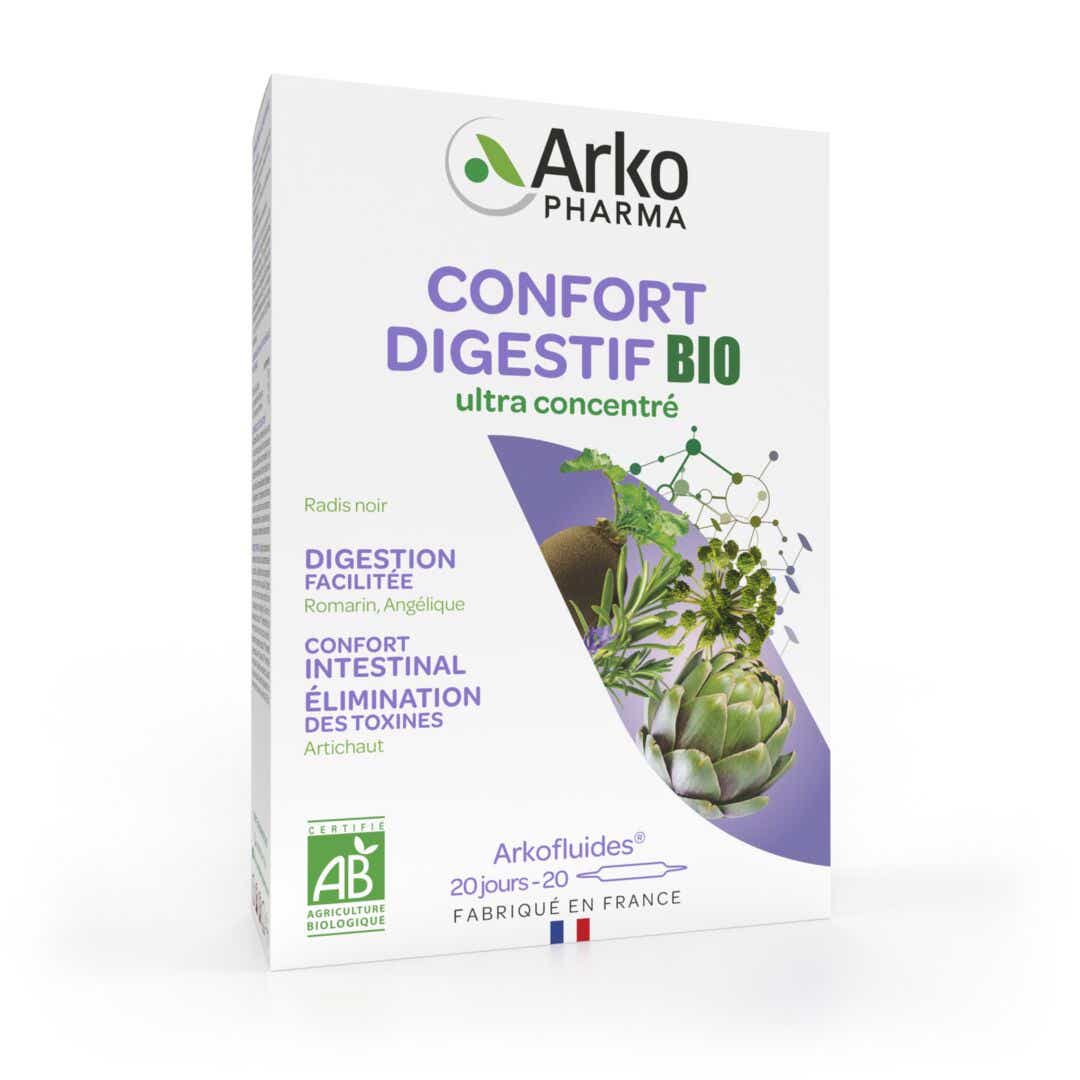 ARKOPHARMA ARKOFLUIDES CONFORT DIGESTIF 20 AMPOULES DE 10ML