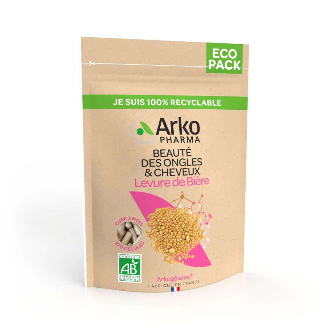 ARKOPHARMA ARKOGELULES BEAUTE DES ONGLES CHEVEUX LEVURE DE BIERE 270 GELULES