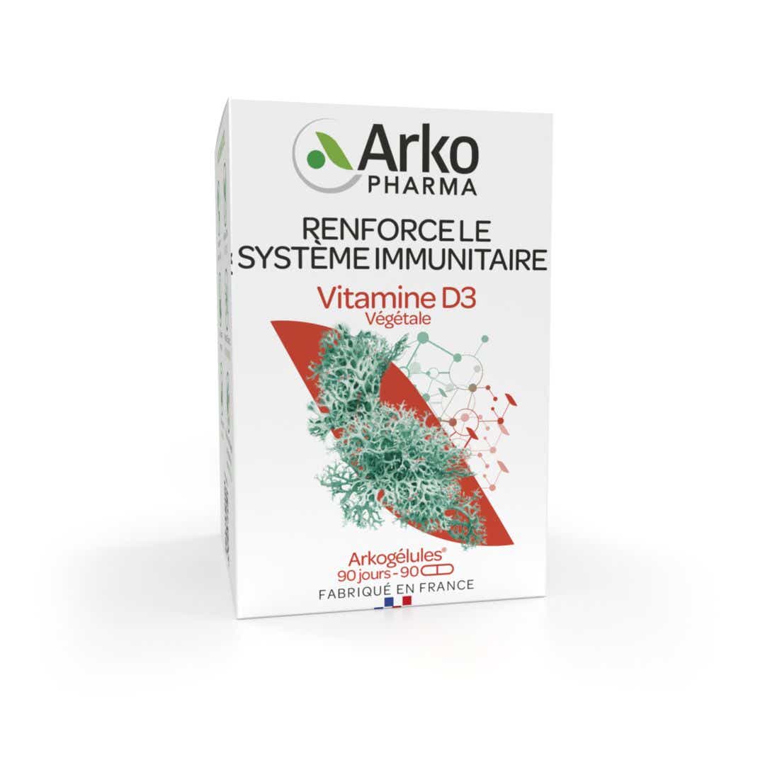 ARKOPHARMA ARKOGELULES VITAMINE D3 VEGETALE 90 GELULES