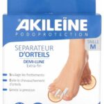 ASEPTA AKILEINE PODOPROTECTION SEPARATEUR D ORTEIL DEMI LUNE TAILLE M 2 UNITES
