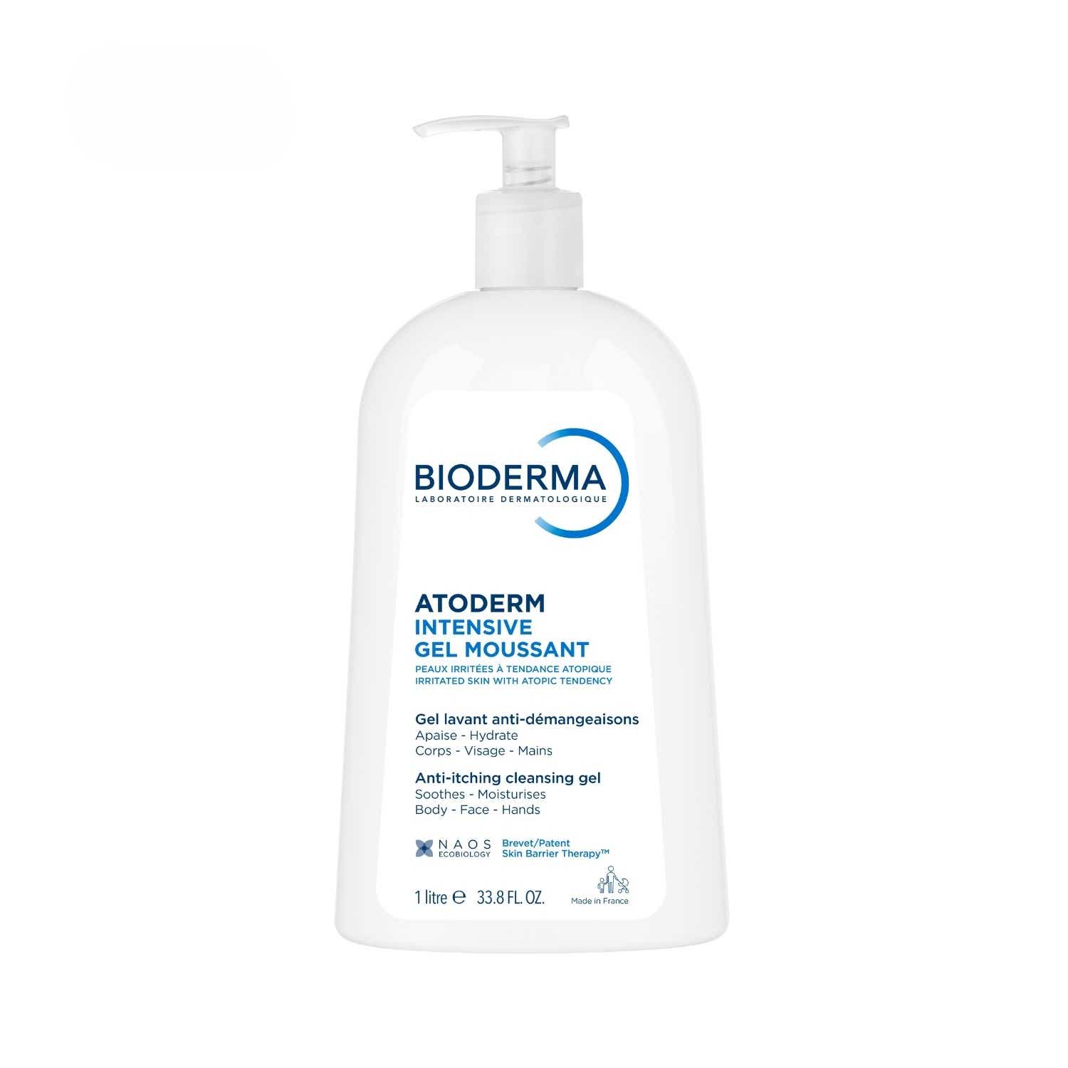 ATODERM INTENSIVE GEL MOUSSANT ULTRA APAISANT NETTOYANT DOUX 500ML
