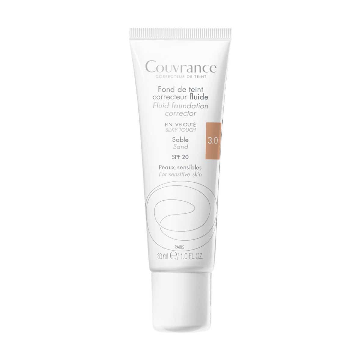 AVENE COUVRANCE FOND DE TEINT CORRECTEUR FLUIDE 03 SABLE SPF 20 30ML
