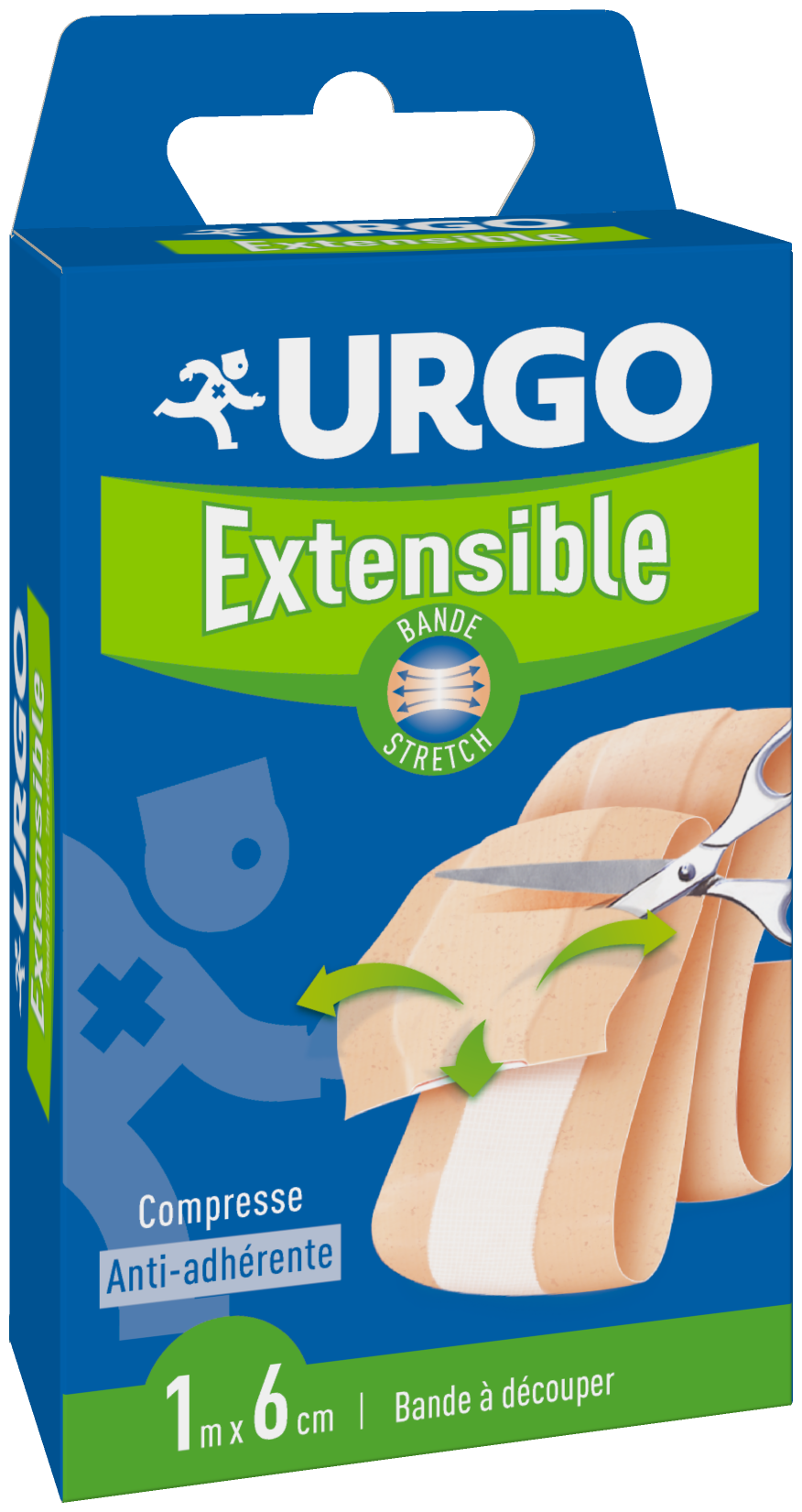 BANDE A DECOUPER 1MX6CM EXTENSIBLE 1 UNITE