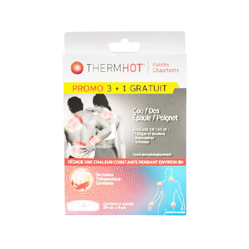 BAUSCH LOMB THERM HOT PATCHS CHAUFFANTS 4 UNITES