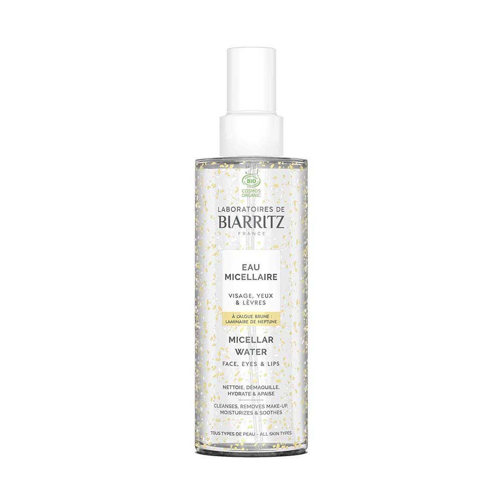 BIARRITZ EAU MICELLAIRE BIO VISAGE YEUX ET LEVRES TOUS TYPES DE PEAUX 200ML