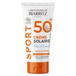 BIARRITZ SOINS SOLAIRES CREME SOLAIRE SPORT BEBE ENFANT SPF50 BIO VISAGE ET CORPS PEAUX SENSIBLES 50ML