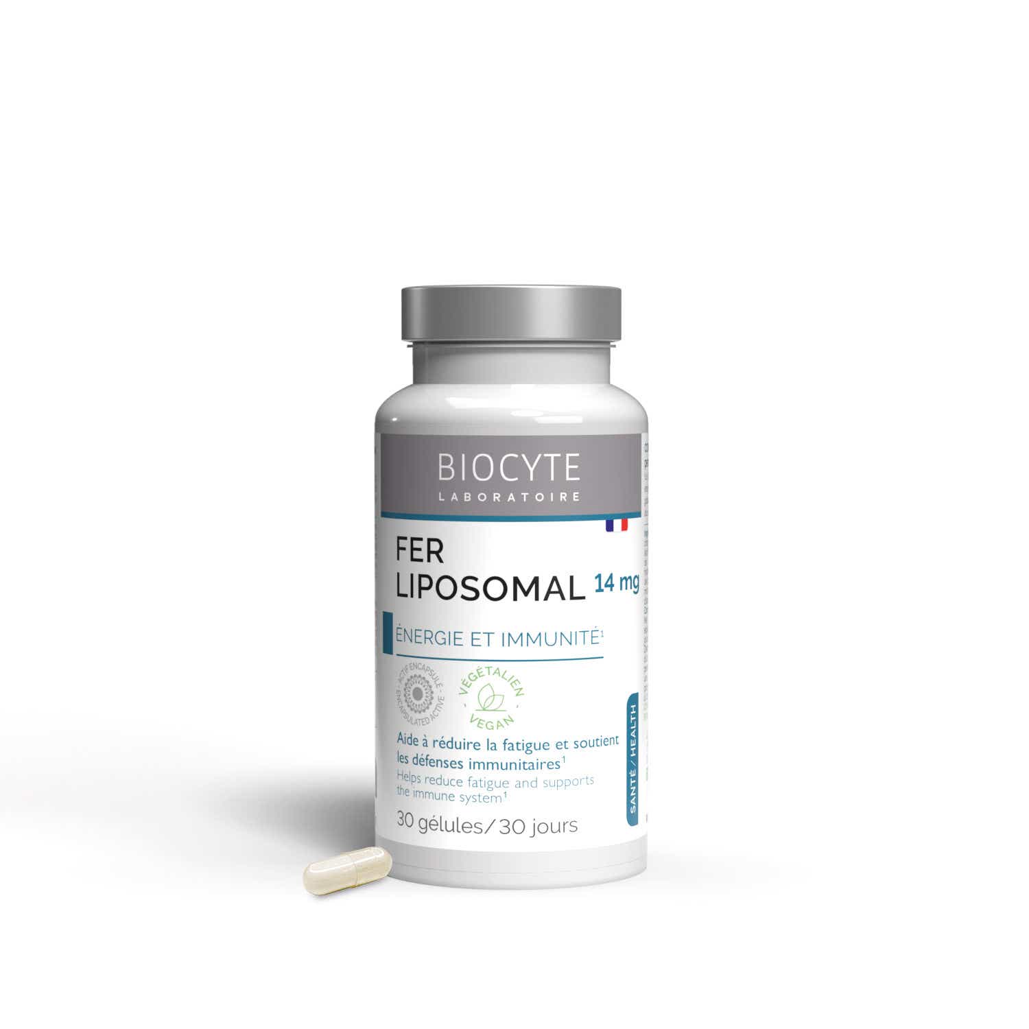 BIOCYTE LONGEVITY FE FER 30 GELULES
