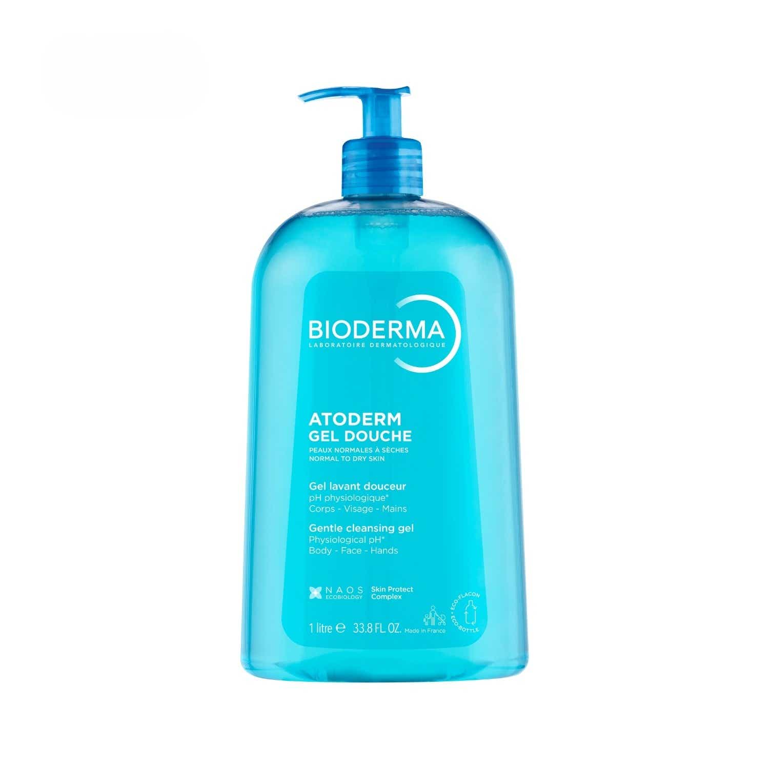 BIODERMA ATODERM GEL DOUCHE ULTRA DOUCEUR PEAUX SENSIBLES NORMALES SECHES 1L