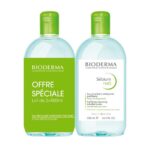 BIODERMA SEBIUM H20 SOLUTION MICELLAIRE NETTOYANTE PURIFIANTE 2 X 500ML