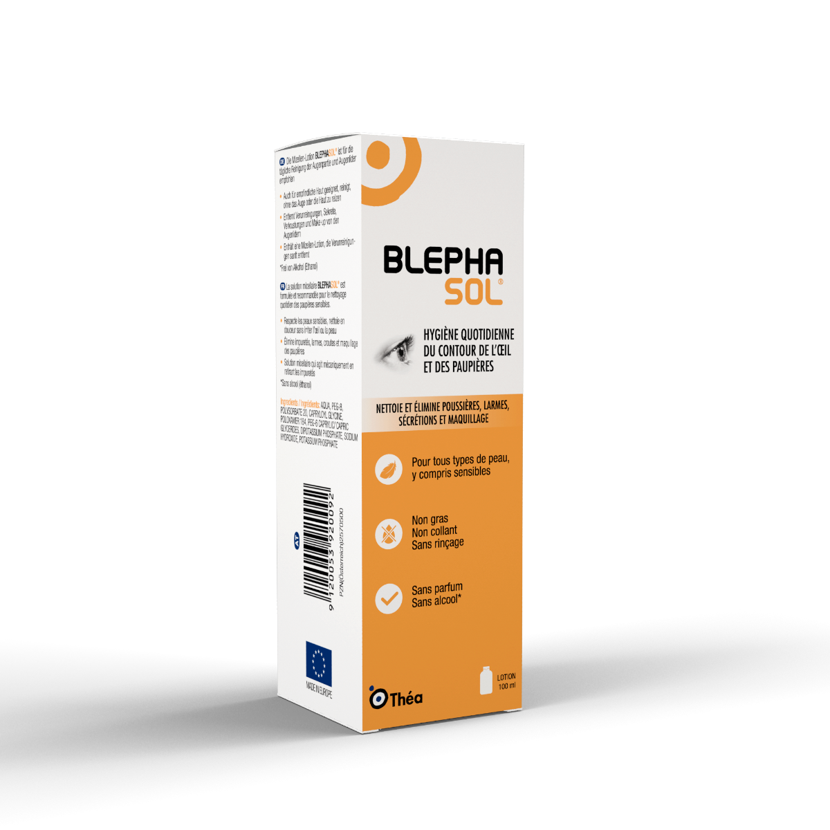 BLEPHASOL LOTION MICELLAIRE PAUPIERES SENSIBLES 100ML