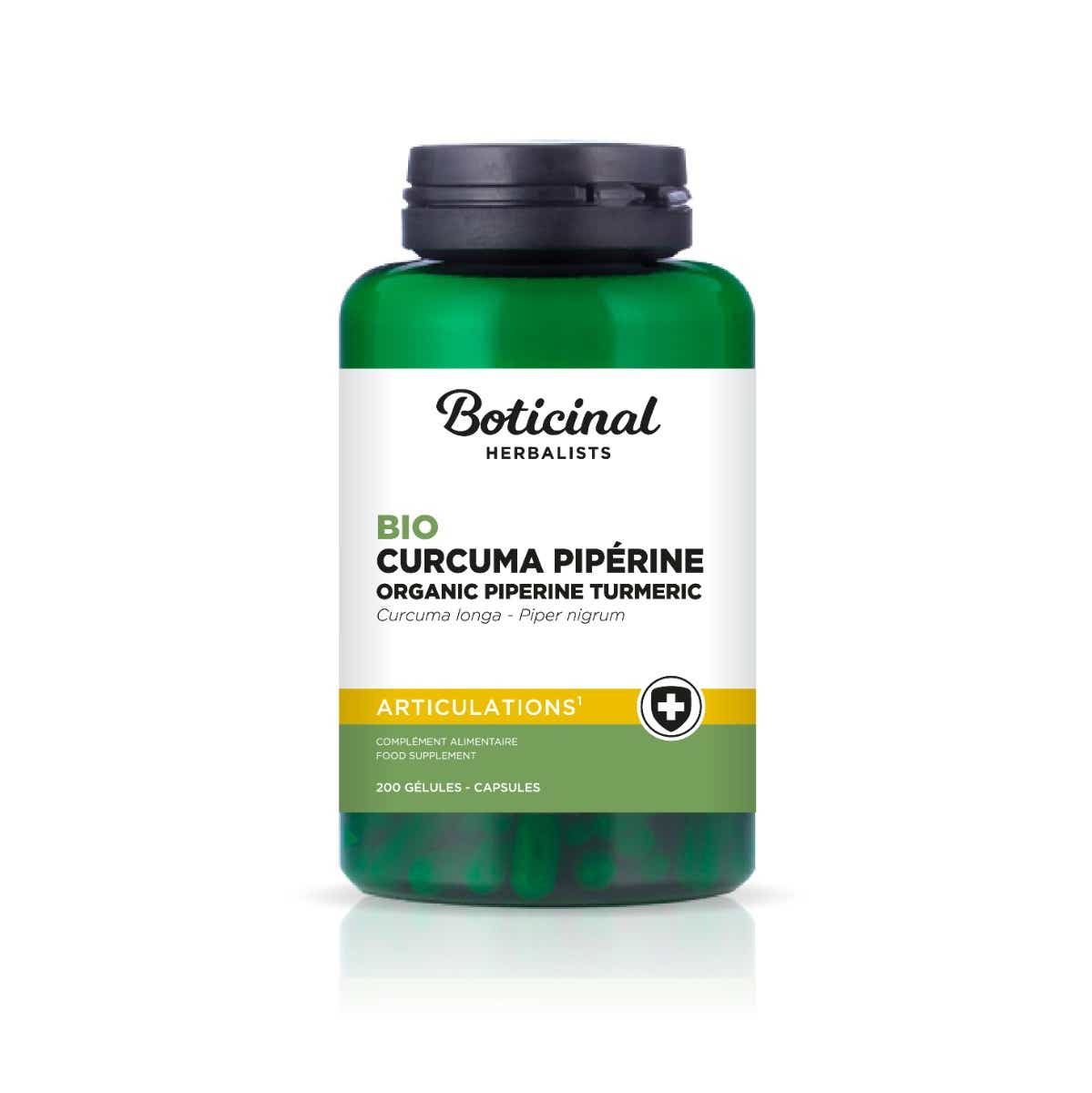 BOTICINAL LABORATOIRE CURCUMA PIPERINE BIO 200 GELULES VEGETALES
