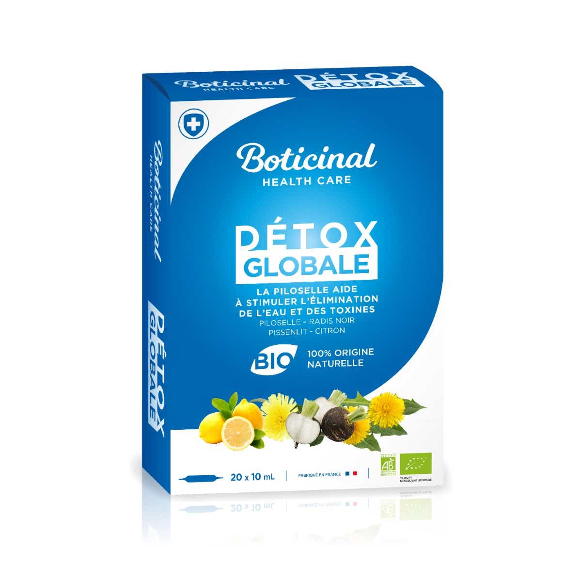 BOTICINAL LABORATOIRE DETOX GLOBALE BIO 20 AMPOULES DE 10ML