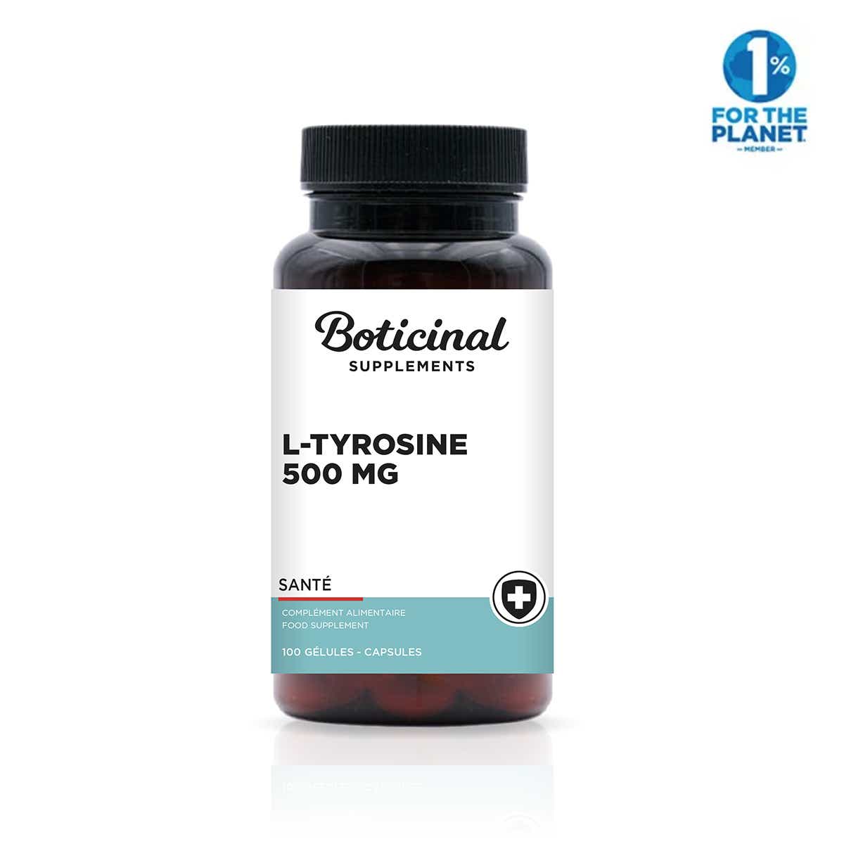 BOTICINAL LABORATOIRE L TYROSINE 500 MG 100 GELULES