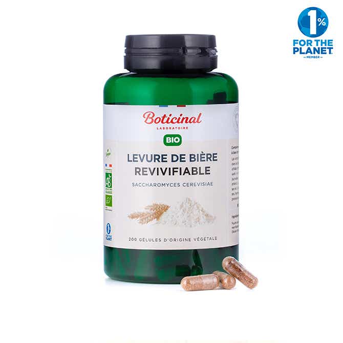 BOTICINAL LABORATOIRE LEVURE DE BIERE REVIVIFIABLE BIO 200 GELULES VEGETALES