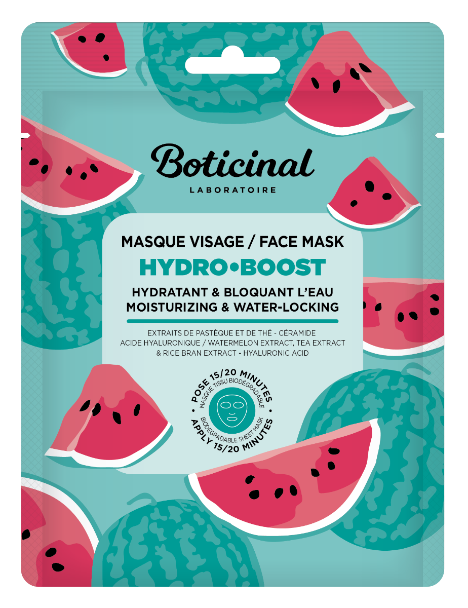 BOTICINAL LABORATOIRE MASQUE VISAGE HYDRO BOOST HYDRATANT BLOQUANT L EAU PEAUX NORMALES A SECHES 25ML