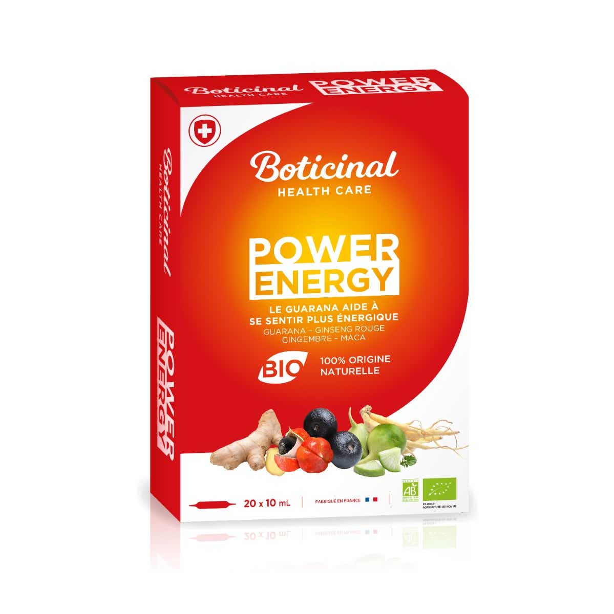 BOTICINAL LABORATOIRE POWER ENERGY BIO 20 AMPOULES DE 10ML