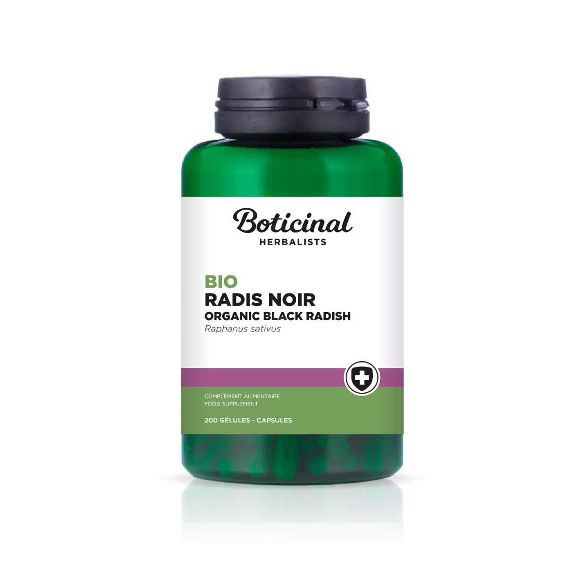 BOTICINAL LABORATOIRE RADIS NOIR BIO 200 GELULES VEGETALES