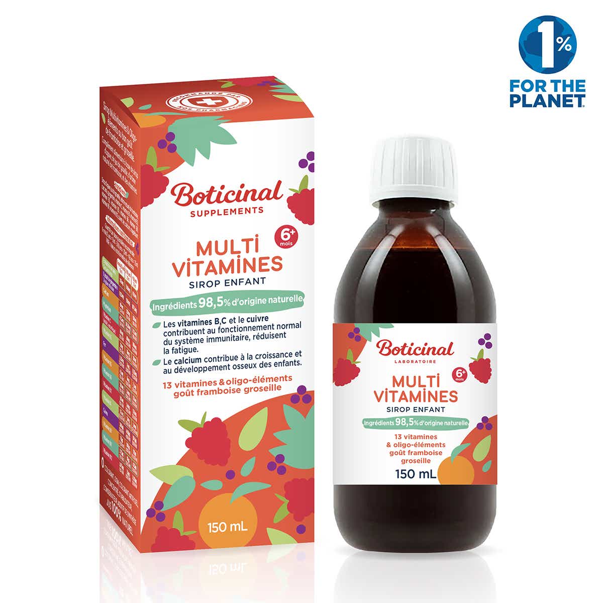 BOTICINAL LABORATOIRE SIROP ENFANT MULTIVITAMINES 150 ML