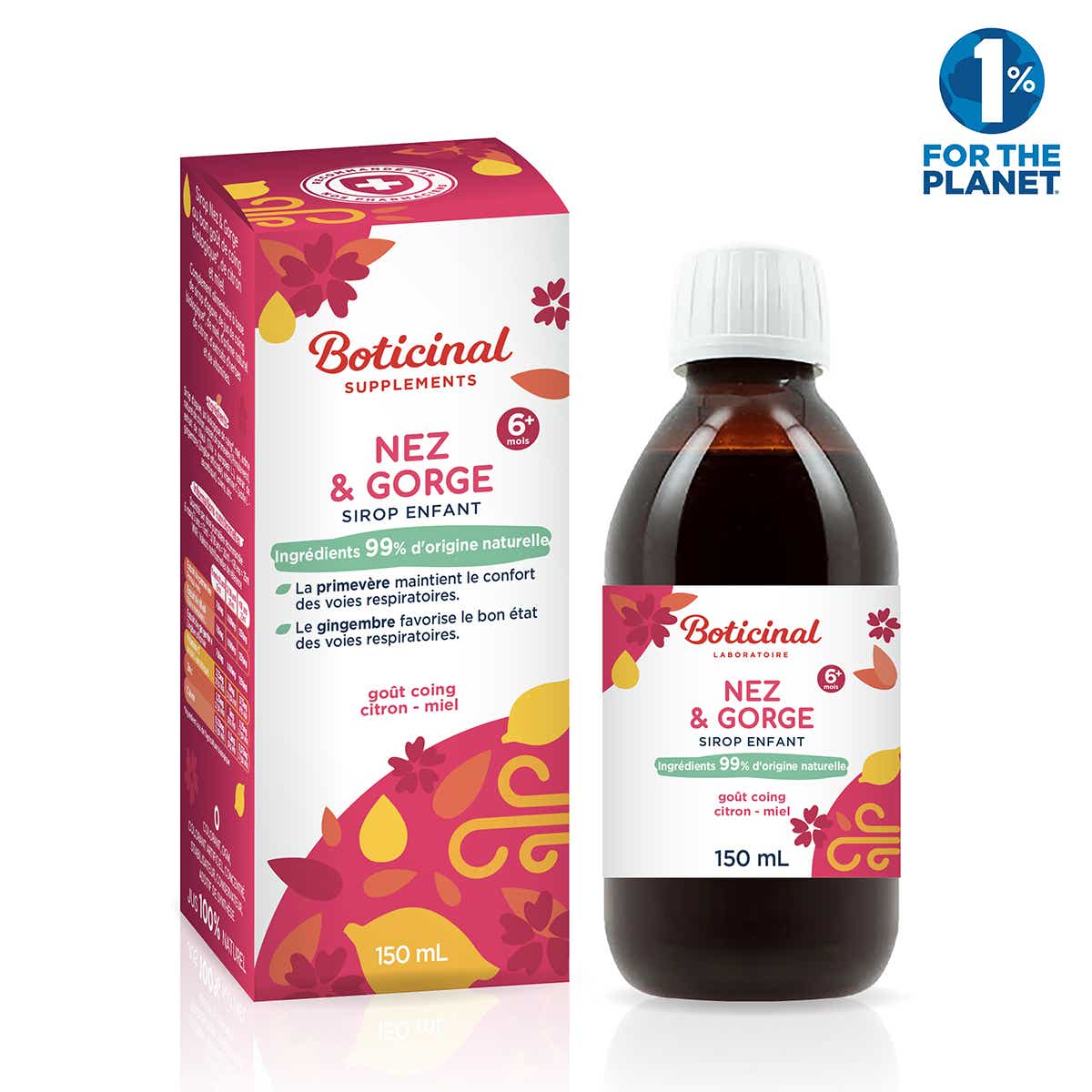 BOTICINAL LABORATOIRE SIROP ENFANT NEZ GORGE 150 ML