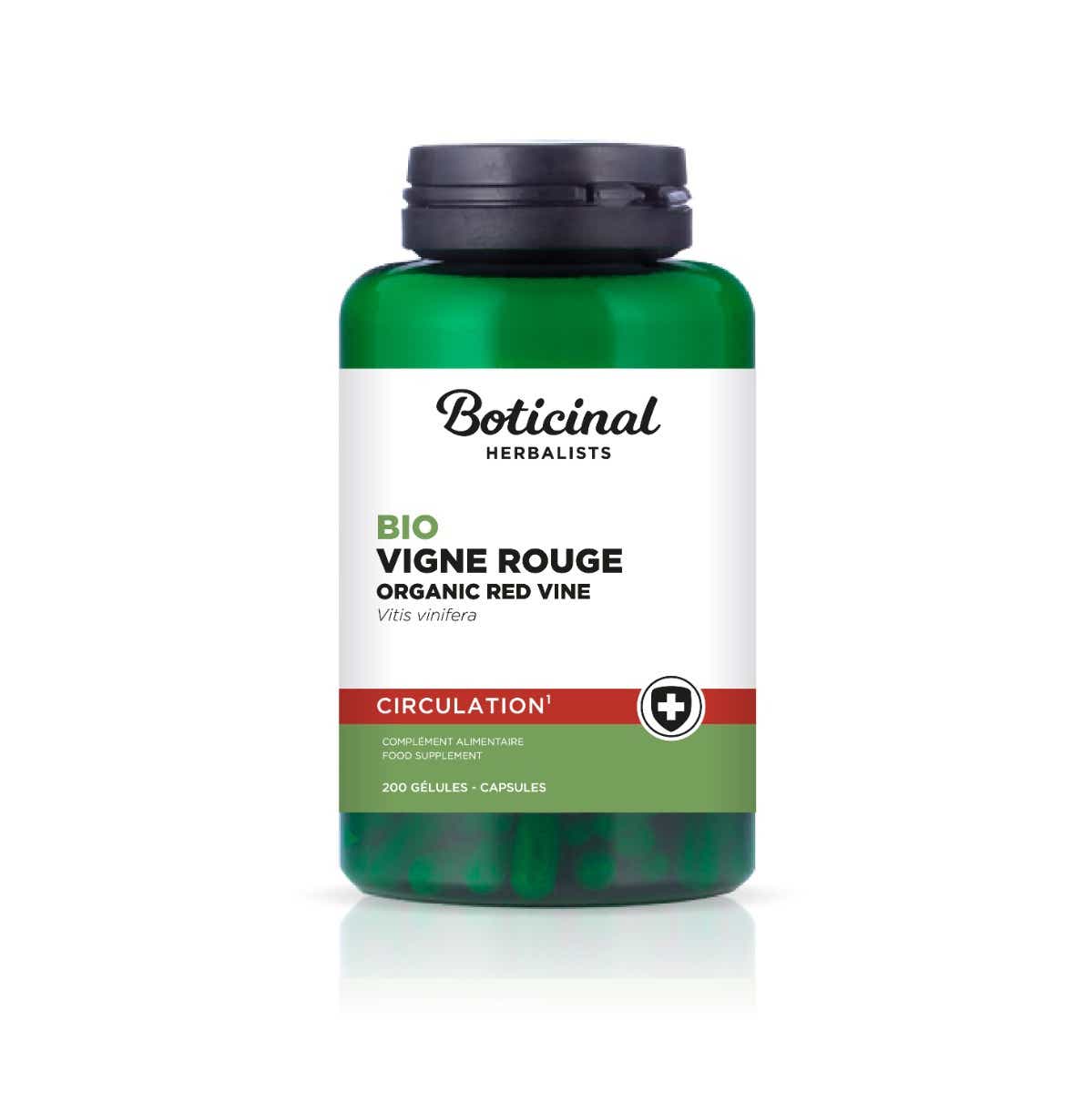 BOTICINAL LABORATOIRE VIGNE ROUGE BIO 200 GELULES VEGETALES