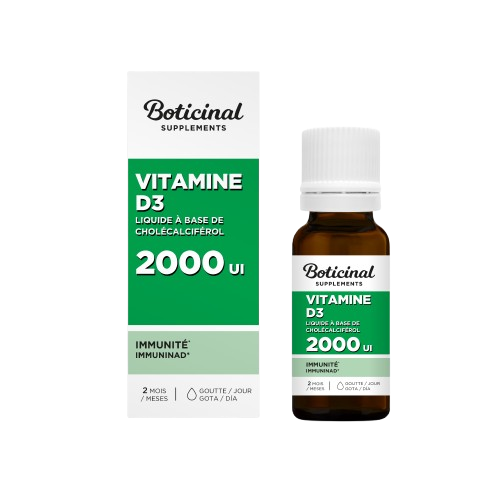 BOTICINAL LABORATOIRE VITAMINE D3 2000 UI LIQUIDE IMMUNITE 20ML