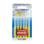 BROSSETTES INTERDENTAIRES MONO COMPACT JAUNE ETROITE 4 2 UNITES