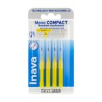 BROSSETTES INTERDENTAIRES MONO COMPACT JAUNE ETROITE 4 UNITES