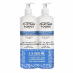 CHATEAU ROUGE LAIT DE BEAUTE ULTRA HYDRATANT VISAGE ET CORPS PEAUX SECHES 2X500ML