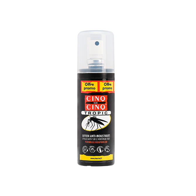 CINQ SUR CINQ LOTION ANTI MOUSTIQUES ZONES A RISQUES 100ML