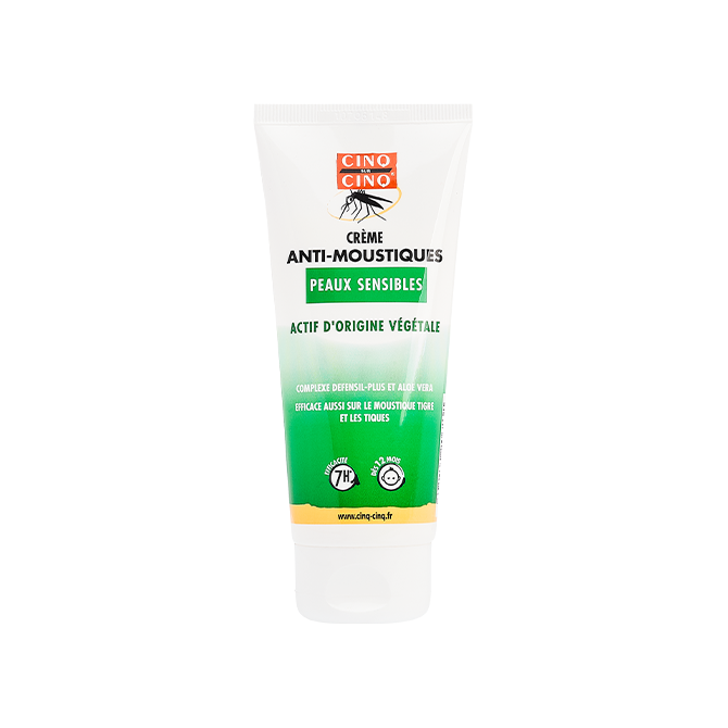 CINQ SUR CINQ NATURA CREME ANTI MOUSTIQUES PEAUX SENSIBLES 100ML