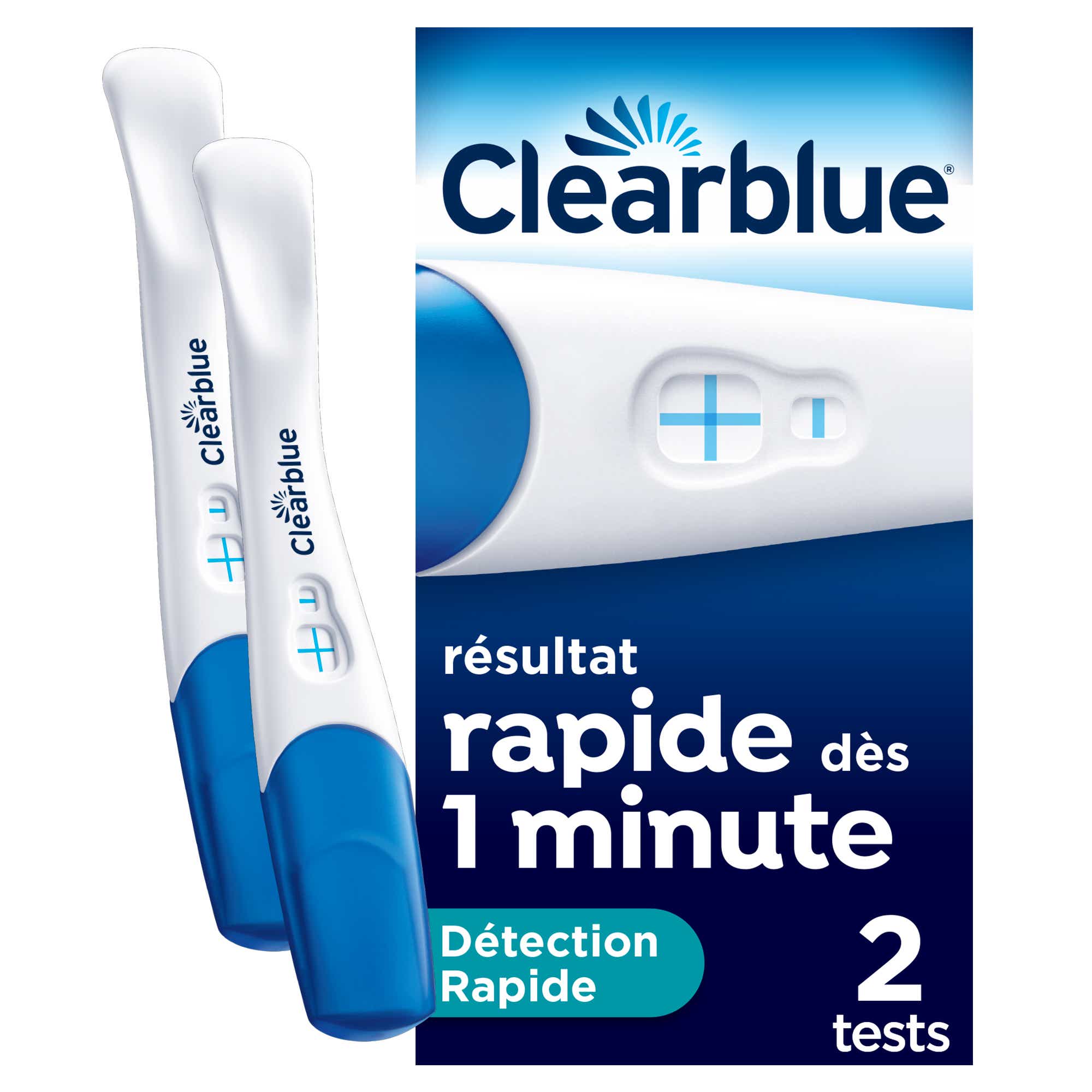 CLEARBLUE TEST GROSSESSE X2