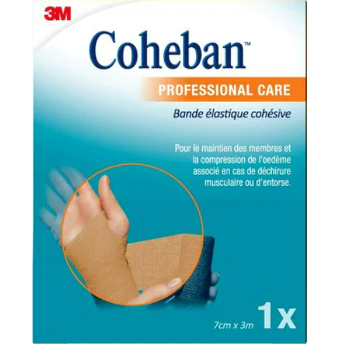 COHEBAN BANDE DE CONTENTION COHESIVE ELASTIQUE CHAIR 10X3 5CM 1