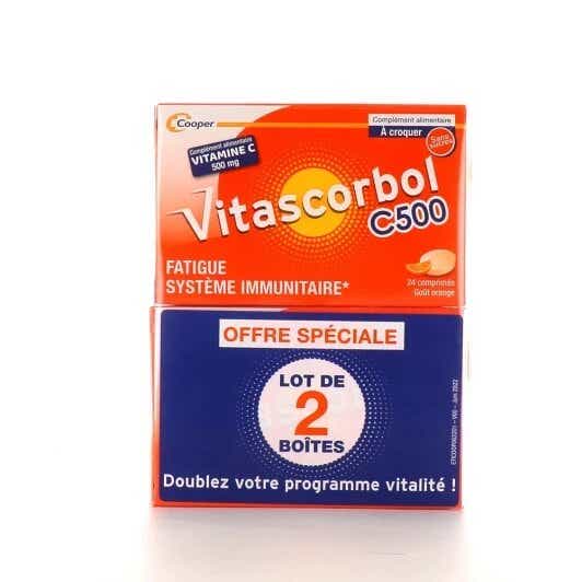 COOPER VITASCORBOL C500 2 X 24 COMPRIMES