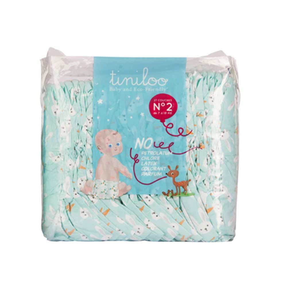 COUCHES ECOLOGIQUES LAPIN TAILLE 2 7 A 18KG 28 UNITES