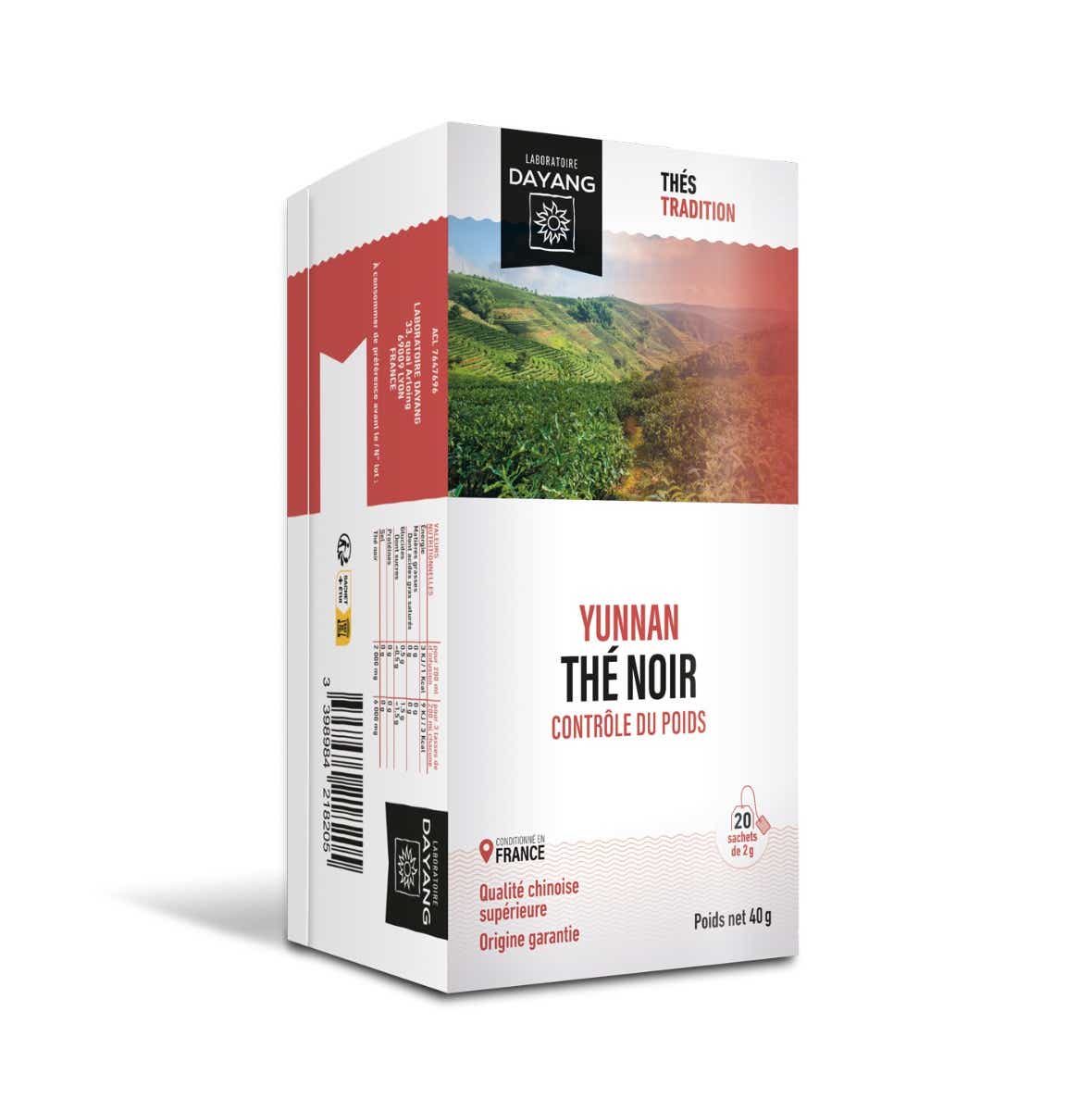 DAYANG THE NOIR REDUCTION DES GRAISSES 20 SACHETS