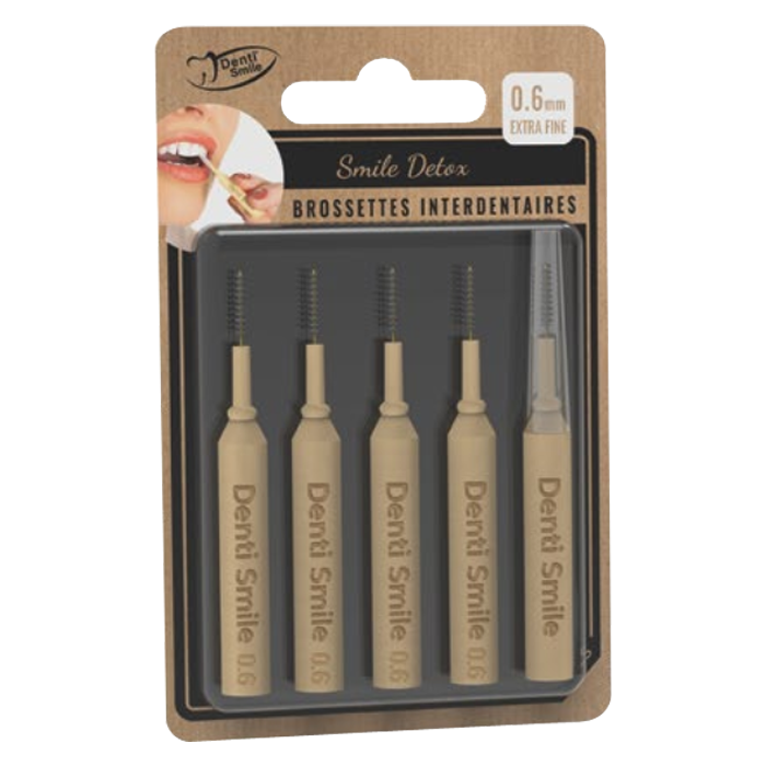 DENTI SMILE SMILE DETOX BROSSETTES EXTRAFINES 0 6MM 5 UNITES