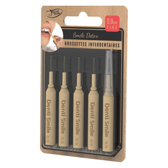 DENTI SMILE SMILE DETOX BROSSETTES FINES 0 9MM 5 UNITES