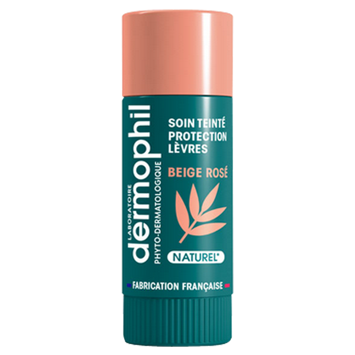 DERMOPHIL INDIEN SOIN TEINTE PROTECTION LEVRES BEIGE ROSE 4G