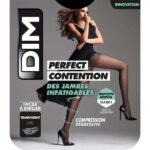 DIM PERFECT CONTENTION COLLANT DE CONTENTION NOIR TRANSPARENT 25D TAILLE 3