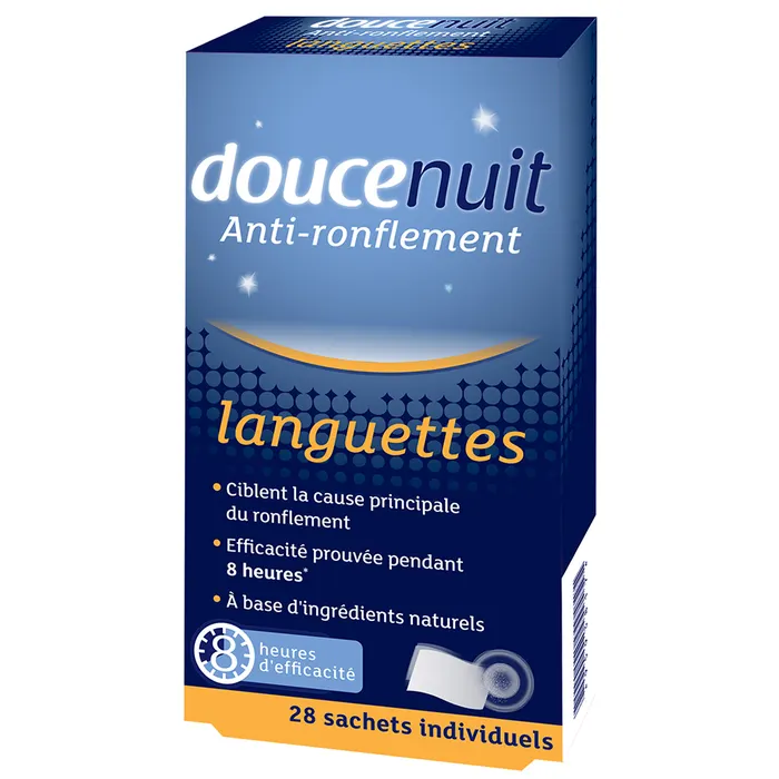 DOUCE NUIT ANTI RONFLEMENT LANGUETTES 28 UNITES