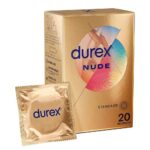 DUREX NUDE PRESERVATIFS LUBRIFIES ULTRA FINS 20 UNITES