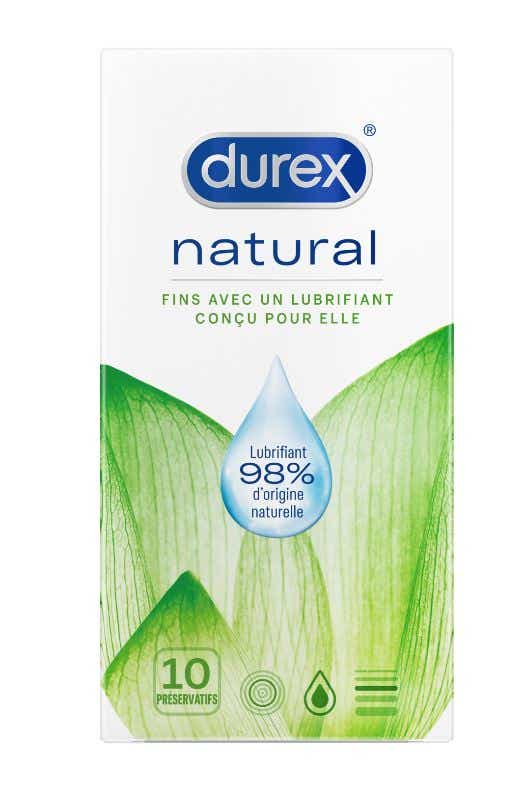 DUREX PRESERVATIFS NATURAL 10 UNITES