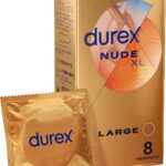 DUREX PRESERVATIFS NUDE XL 8 UNITES