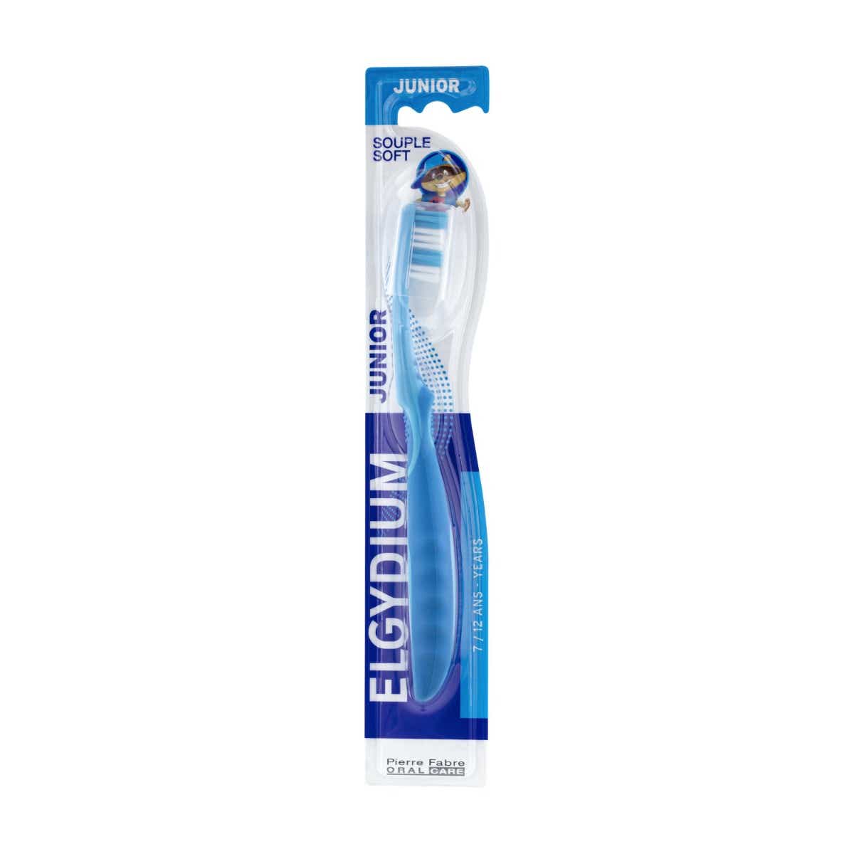 ELGYDIUM BROSSE A DENTS JUNIOR 7 12 ANS SOUPLE 1 UNITE