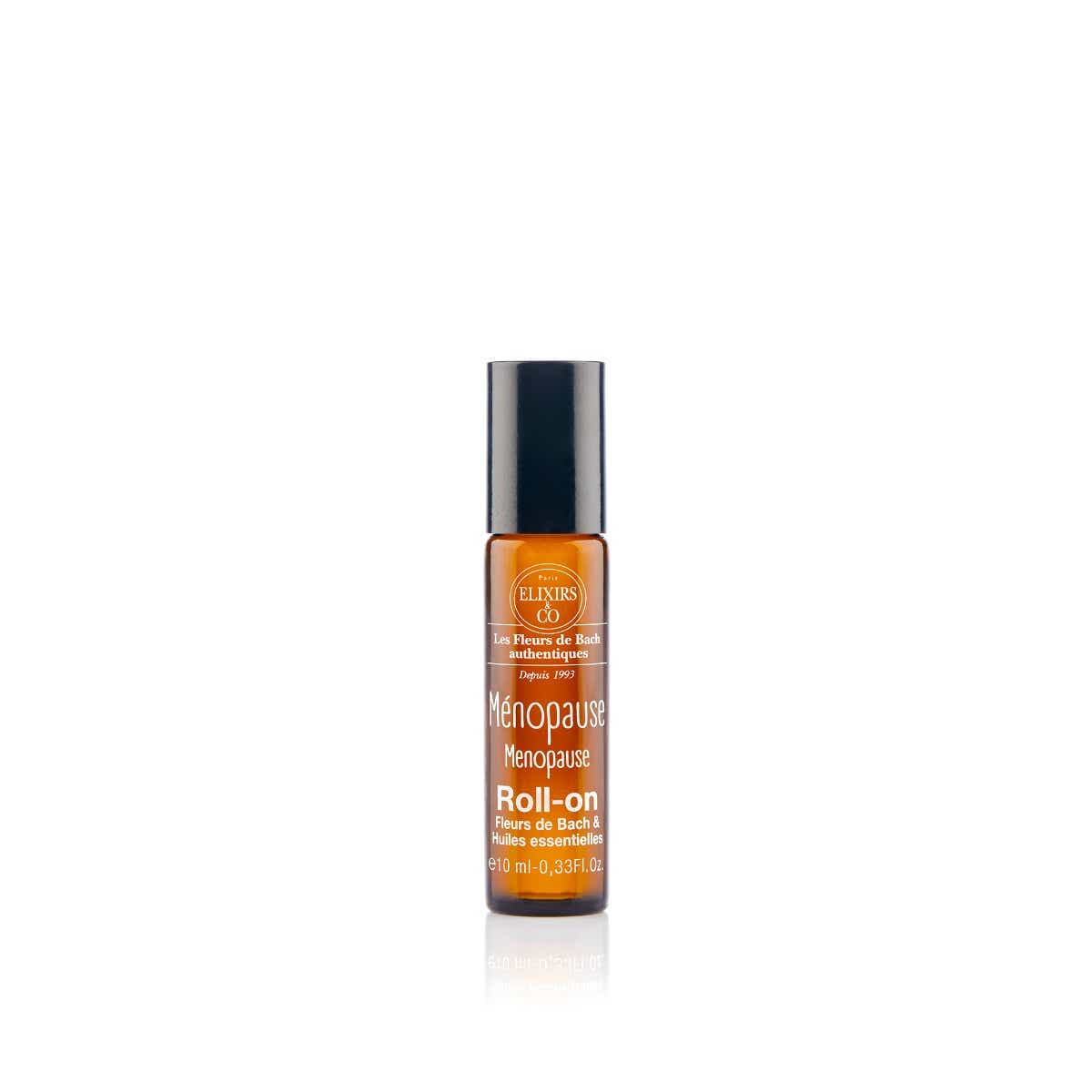 ELIXIRS AND CO ROLL ON AUX FLEURS DE BACH HUILES ESSENTIELLES MENOPAUSE10ML